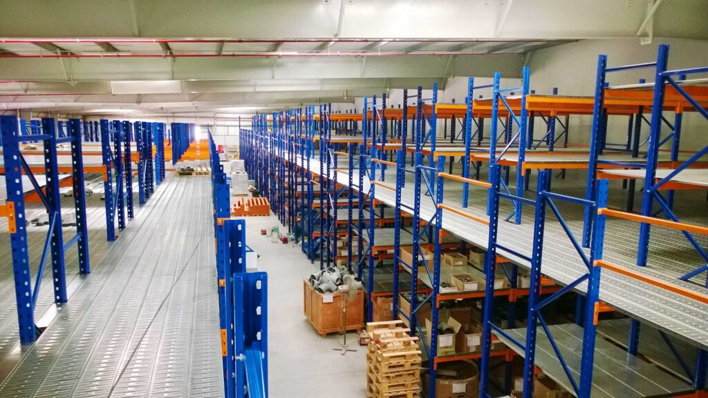 Multi-tier racking in the UAE