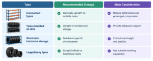 How Should Tyres Be Stored in a Warehouse In The UAE