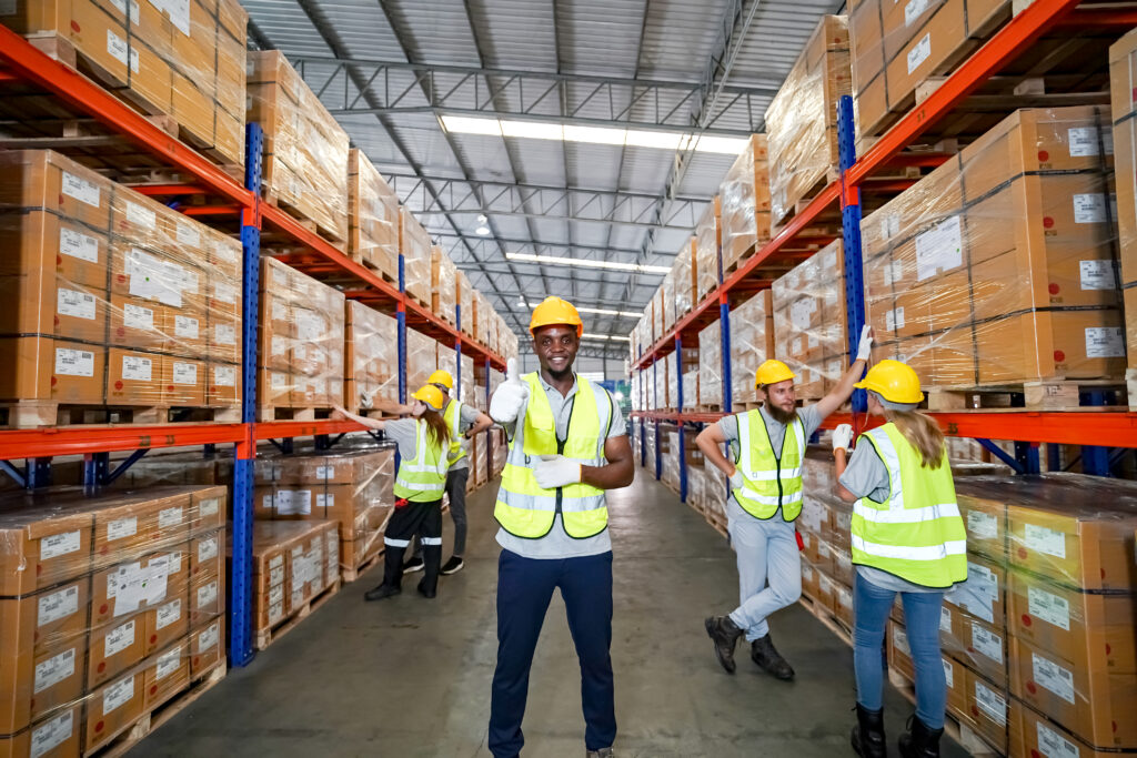 Warehouse racking system in Dubai